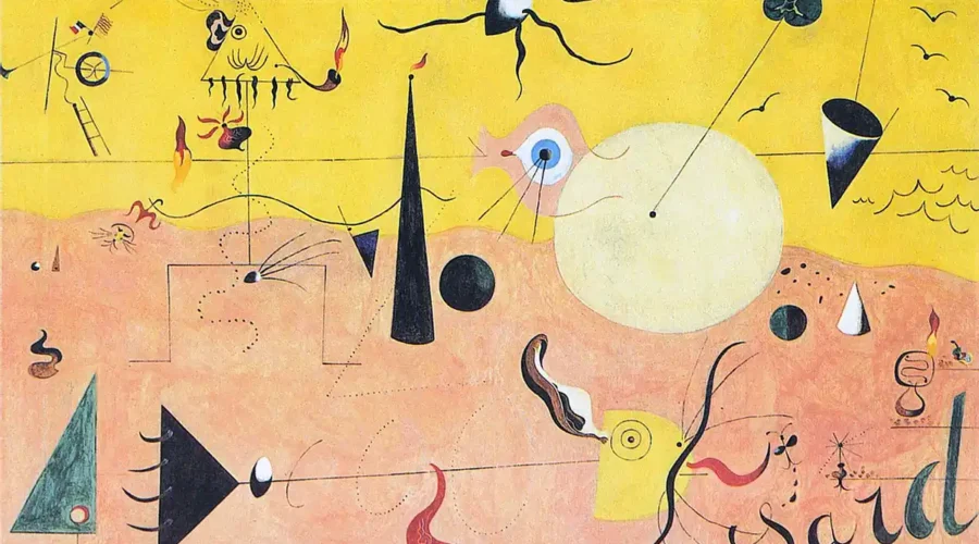 Joan Miro Il Cacciatore o Paesaggio catalano