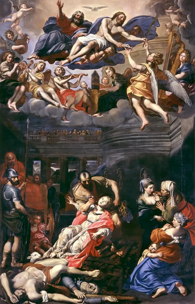 Martirio di sant'Agnese - Domenichino