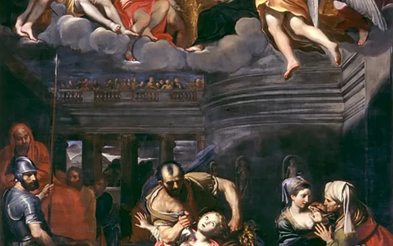 Martirio di sant'Agnese - Domenichino